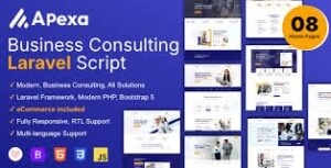 Apexa - Multi-Purpose Business Consulting Laravel Script 2.1.0