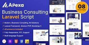 Apexa - Multi-Purpose Business Consulting Laravel Script 2.1.0