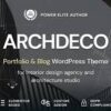Archdeco Architecture Interior Design Agency Portfolio WordPress Theme