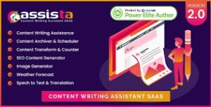 Assista - Content Writing Assistant as SAAS 2.0
