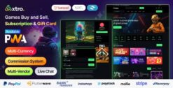 Axtro – Games Buy and Sell, Subscription & Gift Card Laravel Script 2.2.0