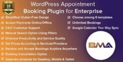 BMA - WordPress Appointment Booking Plugin for Enterprise 1.7.9