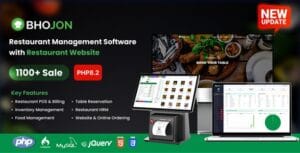 Bhojon - Best Restaurant Management Software with Restaurant Website 3.1