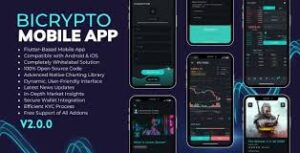 Bicrypto Mobile - Fully Native Flutter Mobile App for Bicrypto 3.5
