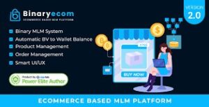 BinaryEcom - Ecommerce Based MLM Platform 2.0