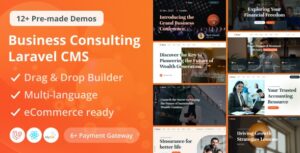 Bione - Business Consulting Laravel CMS With Live Page Builder 1.5