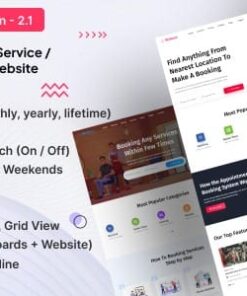 Bookapp - Multivendor Service / Appointment Booking Laravel Website (Subscription Based)
