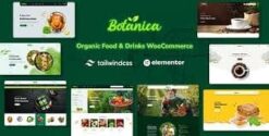 Botanica - Food & Drinks Tailwind CSS WooCommerce Theme 1.2.0