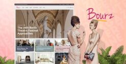 Bourz: Life, Entertainment & Fashion WordPress Blog Theme 7.0.6