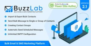 BuzzLab - Bulk Email And SMS Marketing Platform 2.1