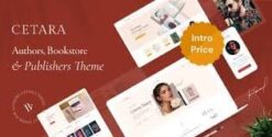 Cetara - Beautiful WordPress Theme for Authors 2.0