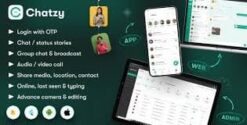 Chatzy - Whatsap Clone Chat & Call App | User App | Web App | Admin App | Inapp Subscription 1.0.11