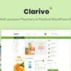 Clarivo Pharmacy and Medical WordPress theme