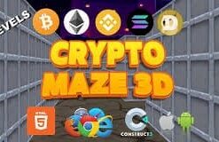 Crypto Maze 3D - Crypto Game - 3D Game - HTML5