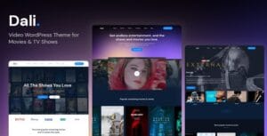 Dali - Movies & TV Shows WordPress Theme 1.0.1