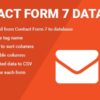 Database for Contact Form 7