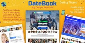 DateBook - Dating WordPress Theme 4.8.5