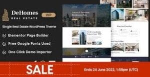 Dehomes - Single Real Estate WordPress Theme