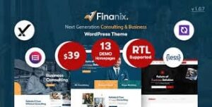 Finanix - Business WordPress Theme 1.0.9