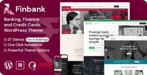 Finbank - Banking and Finance WordPress Theme 1.3