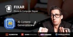 Fixar - Phone & Computer AI Repair Wordpress Theme 1.4.2