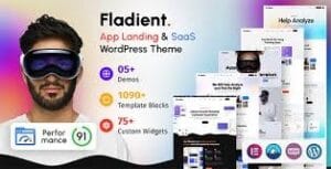 Fladient - App & SaaS WordPress Theme 1.0.1