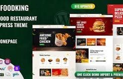 Foodking - Fast Food Restaurant WordPress Theme 1.1