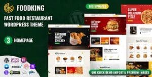 Foodking - Fast Food Restaurant WordPress Theme 1.1
