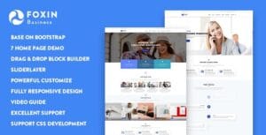 Foxin – Responsive Business WordPress Theme 1.1.6
