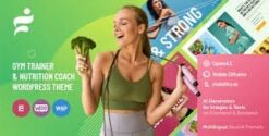 Glare - Dietitian & Health Fitness Coach WordPress Theme