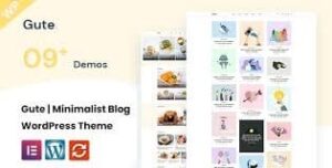 Gute | Minimalist Blog WordPress Theme 2.1