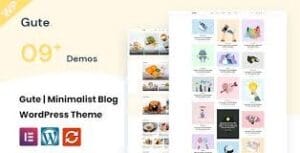 Gute | Minimalist Blog WordPress Theme 2.1