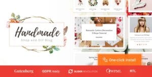 Handmade Shop - Handicraft Blog & Store Creative WordPress Theme 1.2.6