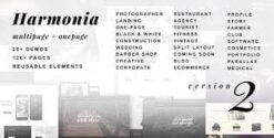 Harmonia - Creative Multi-Purpose WordPress Theme 1.6.0