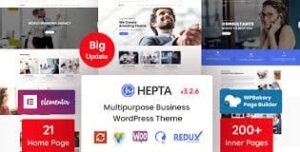 Hepta - Multipurpose Business WordPress Theme 3.2.7