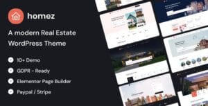 Homez – Real Estate WordPress Theme 1.0.5