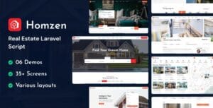 Homzen - Laravel Real Estate Agency Portal Multilingual 1.2.7