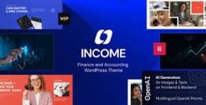 Income - Finance & Consulting Business WordPress Theme
