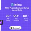 Infinia - Multipurpose Business Consulting Startup Laravel Script 1.0.7