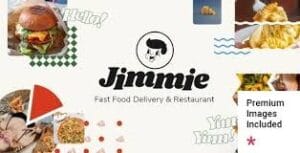 Jimmie - Fast Food Delivery and Restaurant WordPress Theme
