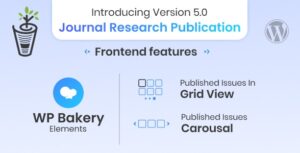 Journal Research Publication Wordpress Plugin 5.0.1