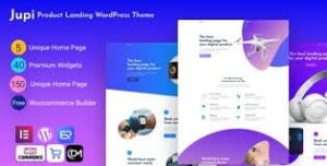 Jupi - Product Landing WordPress Theme 3.1.0