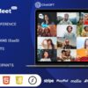 JupiterMeet Pro White Label Video Conference with ChatGPT DeepSeek SaaS