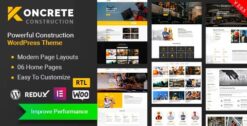 Koncrete - Construction Building WordPress Theme 2.0.9