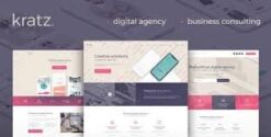 Kratz | Digital Agency Marketing and SEO WordPress Theme 1.0.8