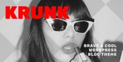 Krunk - Brave & Cool WordPress Blog Theme 5.0.6