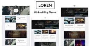 Loren - Personal Minimal WordPress Theme 2.6.0