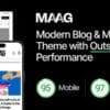 Maag - Modern Blog & Magazine WordPress Theme 1.0.4