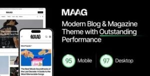 Maag - Modern Blog & Magazine WordPress Theme 1.0.4