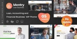 Mentry - Loan and Financial WordPress Theme 2.7